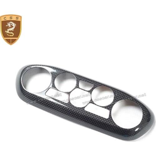 For Ferrari 458 Central Air & Volume Control Button Cover Trim Decoration Car Modification Auto Carbon Styling