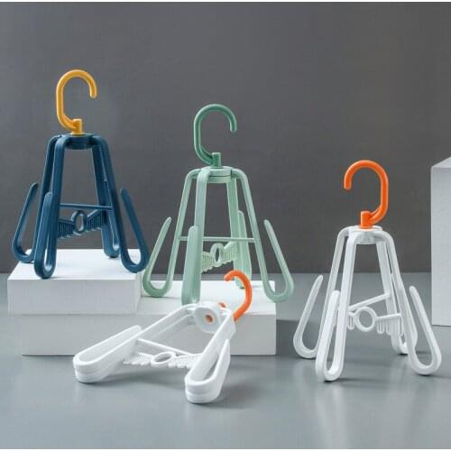 Dropshipping 2021 New Fashional 3 Colors Plastic Non-slip Foldable Drying Rack Practical Drying Shoe Rack Rotating Drying Racks