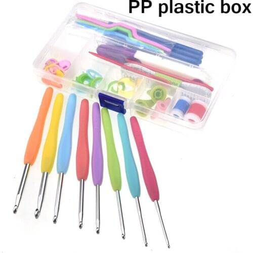 16 Sizes Combination Set Crochet Diy Handmade Wool Knitting Kit Metal Aluminum Wool Needle