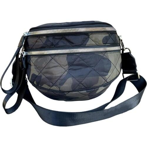 2021 New Arrival Camo Chest Bags For Female High Quality Splashproof Nylon Shoulder Bags Sport Travelling Cycling Hiking