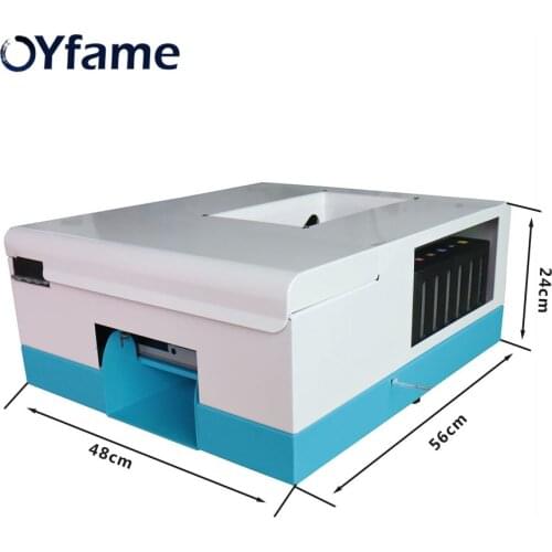 OYfame New automatic pvc card printer for 86mm*54mm 70mm*100mm 80mm*110mm 102mm*148mm inkjet PVC Business Card Machine