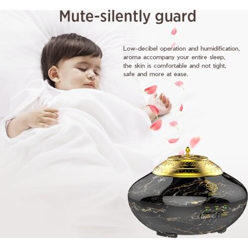 Portable USB Arabic Aromatherapy Diffuser 2000mAh Battery Capacity Rechargeable Electronic Incense Burner Aroma Air Purifier