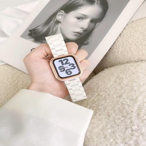 Fashion Watch Strap for Apple Watch Band 42mm 38mm 6 5 4 Comfortable Bracelet for iWatch Series 3 2 1 44mm 40mm Wristband Correa