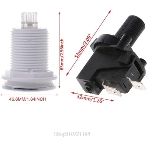 Bath Tub Spa Waste Garbage Disposal Self-Lock Air Switch Push Button Air Hose O29 20 Dropshipping