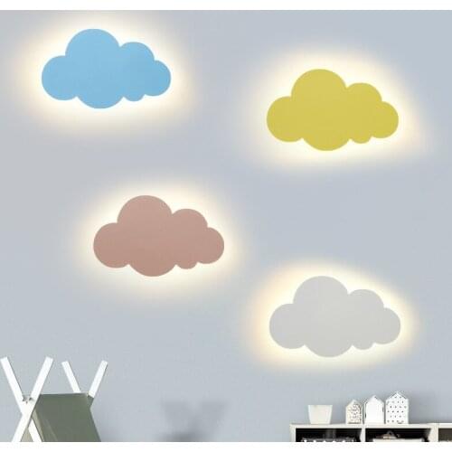 Modern Cloud Wall Lamp Lights Led Wall Mounted Mirror Light For Living Room Children Bedroom Nordic Light Decoration Wall Lamp