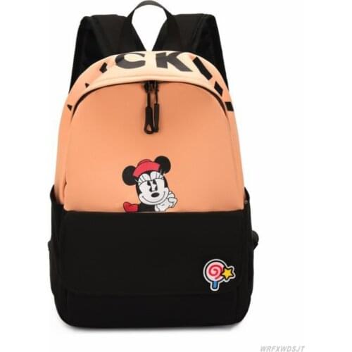 New Disney kindergarten bag cartoon Mickey childrens backpack 2-5 years old boys and girls school bag travel backpack