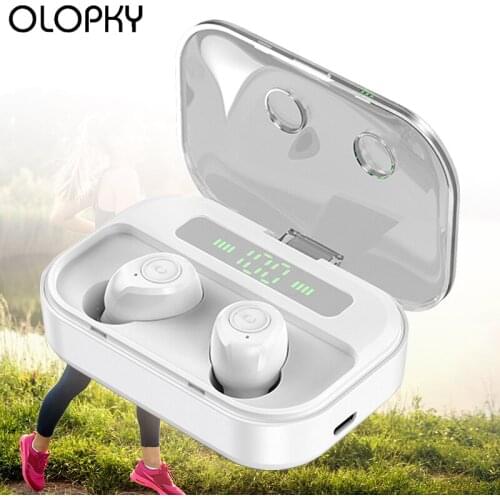 LED Power Display In-ear True Wireless Earbuds Bluetooth 5.0 Earphones Waterproof Stereo Sound Quality Headset 3600 mAh Charging