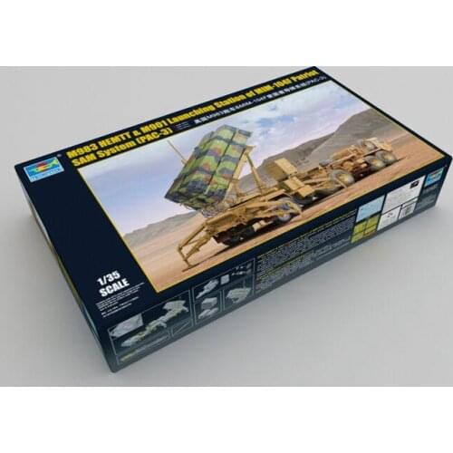 Trumpeter 01037 1/35 M983 HEMTT & MIM-104F Patriot SAM System PAC-3 Model Kit