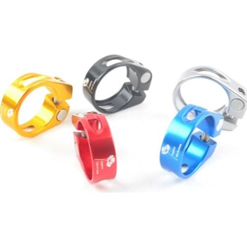 PODAY T20 Bicycle Pipe Clamps 31.8mm Seat Post Clamp Mountain MTB Bike Seatpost Clamps Riading Cycling Clamp