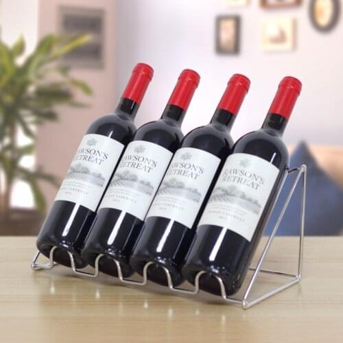 Wine rack wine display wine bracket wine cabinet bar table decoration wrought iron creative European living room home