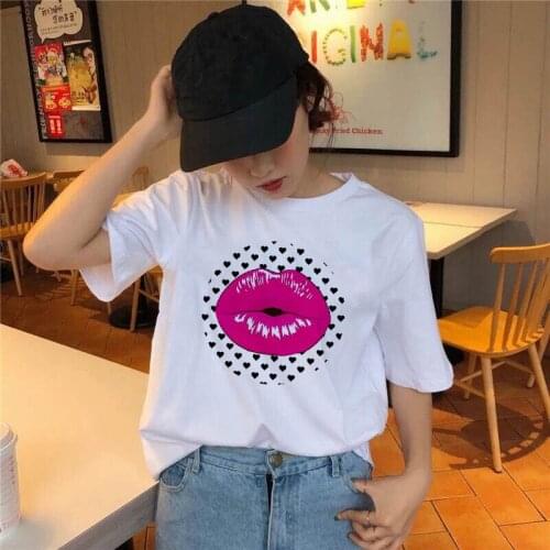 Womens T-shirt Harajuku Summer Female T Shirt Creative skeleton Print Woman Tshirts Tops Vogue Tshirts Funny Ulzzang Grunge