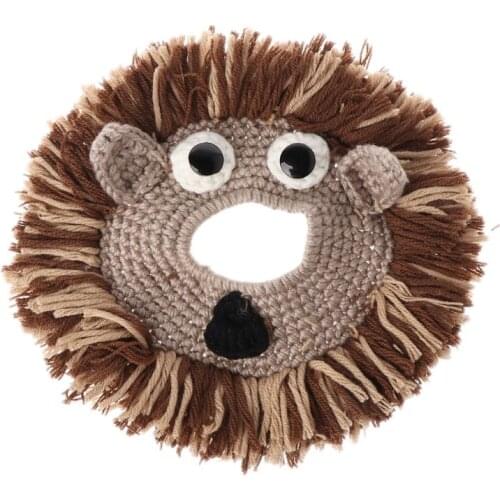 Animal Camera Buddies Lens Accessory for Child/Kid/Pet Photography Knitted Lion Octopus Teaser Toy Lens Posing Photo Props