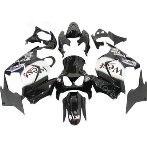 ZX 250R 2008-2014 west black white Fairing kit for Kawasaki Ninja ZX250R 08 09-14 ZX250R 2010-2011-2012-2013-2014 Fairing