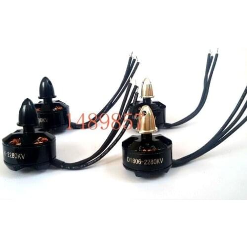 4x 1806 2280KV Brushless Motor CW CCW for QAV150 180 210 220 250 260 mm Multirotor Quadcopter