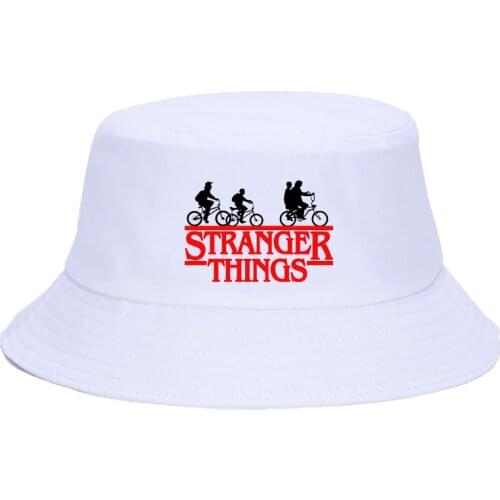 Anime Stranger Hip Hop Bucket Hat Men Cotton Fishing Hunting Cap Outdoor Beach Fisherman Panama Womens Bucket Hat K Pop Bob