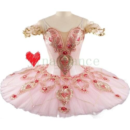 Ballet tutu professional tutu pancake tutu classical ballet ballerina tutu pink flower Flower Girl Variation - Don Quixote