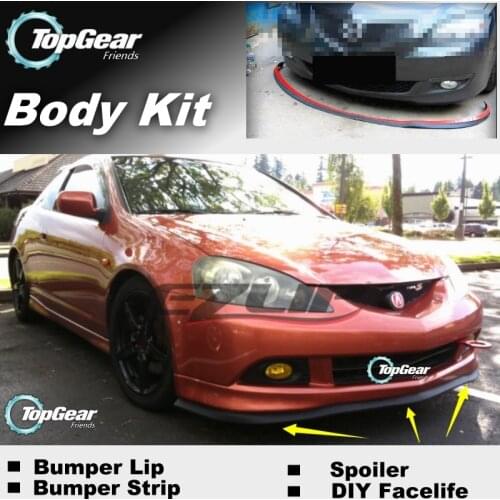 For Honda Integra For Acura RSX For Rover 416i Bumper Lip / Front Spoiler For TopGear Car Tuning / TOPGEAR BodyKit + Strip Skirt