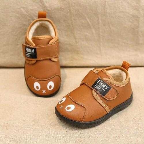 Infant Toddler Boots 2020 Winter Baby Girls Boys Snow Boots Warm Plush Outdoor Soft Bottom Non-Slip Children Boots Kids Shoes