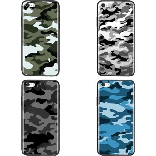 For Huawei Nova 8 se pro y5 y9 Mate 20 30 10 40 Lite Pro plus Black Etui Art Coque Silicone Camouflage Military Camo Army Green