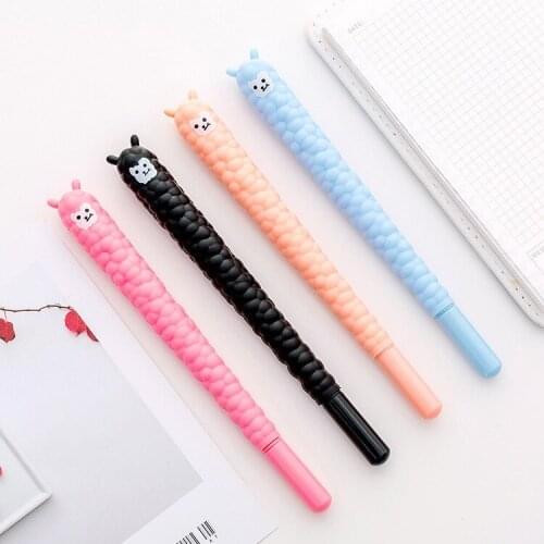 1PCS New Lovely Cartoon Alpaca Shape Gel Pen Student Stationery Novelty Gift School Material Office Supplies