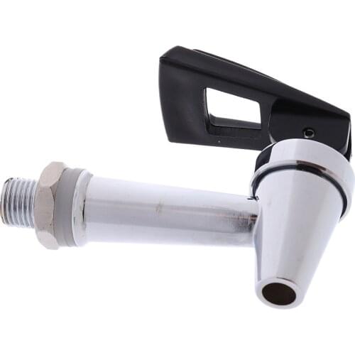 Coffee Hot Drink Faucet Coffee Hot Beverage Tap Silver Domestic 1/4 inch 12mm
