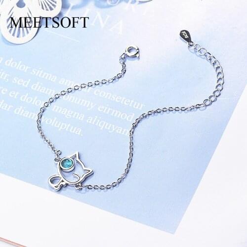 MEETSOFT Bracelets With Pendants