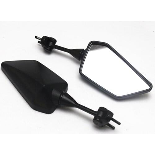 Motorcycle Black Rear View Mirrors Kit For KAWASAKI NINJA 250R EX250 08-13