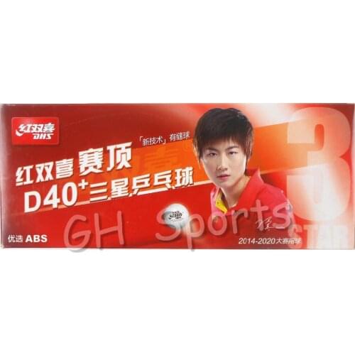 10x DHS D40+ 3Star preferred ABS Table Tennis Balls