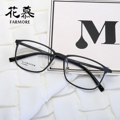 Simple Fashion Full Rim Glasses Korean Fashion Aluminum Magnesium Glasses Frame Cx6266