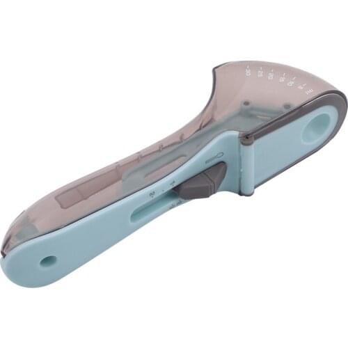 Adjustable Measuring Spoons With Magnetic Snaps Multifunctional Markings Magnetic Scoop Teaspoons Portable Kitchen Accessories