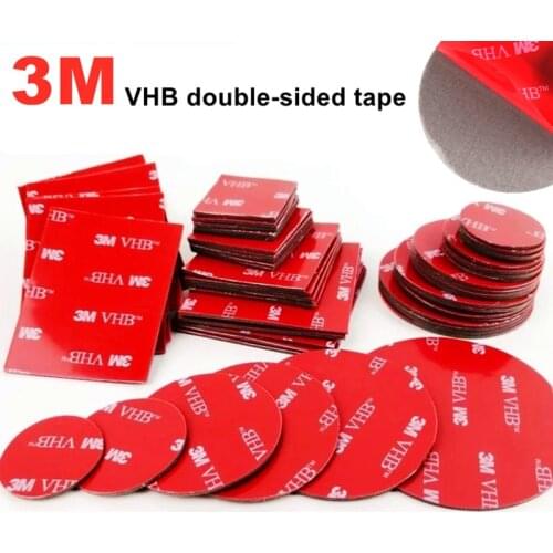 3M super Strong VHB double sided tape Waterproof no trace Self Adhesive Acrylic Pad Two Sides Sticky for Car Home Office School