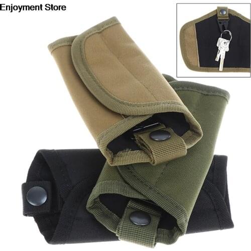 Outdoor Military Molle Pouch Belt Tactical EDC Key Wallet Small Pocket Keychain Holder Case Waist Pack Bag