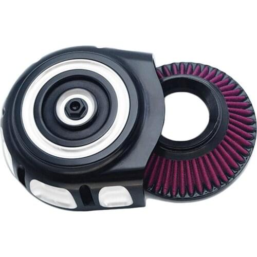 Air Filter Vintage Cleaner Cnc Motorcycle Aluminum Chrome for Harley Touring 2017 - up Road King 2017 - up Softail 2018-up