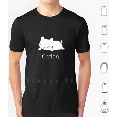 Funny Cat T Shirt For Science Lovers T Shirt DIY 100% Cotton 6xl Cation Cats Kitten Kittens Cat Kawaii Adorable Cute Chibi