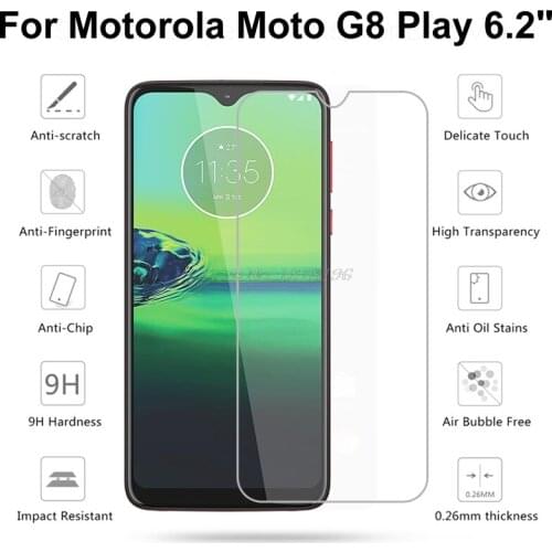 Tempered Glass Motorola Moto G8 Play Screen Protector for Motorola Moto G8 Play XT2015 XT2015-2 Protective Glass Film 6.20inches