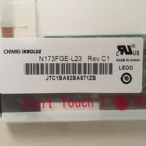 LAPTOP LCD SCREEN FOR CHI MEI N173FGE-L23 REV.C1 17.3" WXGA