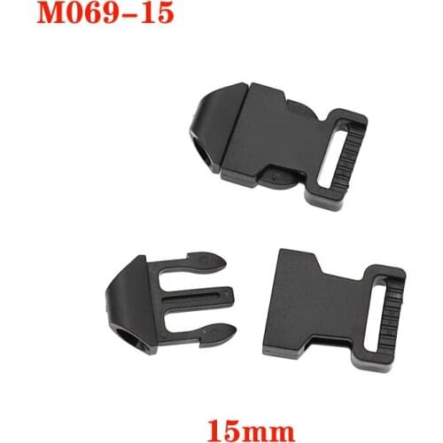 10 Pieces 15MM Small Plastic Luggage Accessories Buckle Backpack Pin Buckle Hanging Adjusting Buckle M069-15