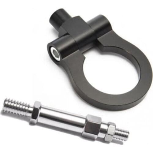 Car CNC Aluminum Screw-on Front/Rear European Car Tow Hook for Golf 2010 Circular Trailer Ring Car