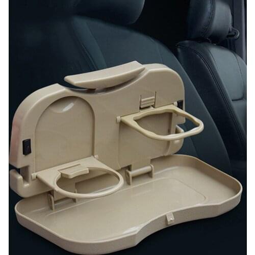 CAR Auto Folding Table Back Seat Eating Desk Portable Laptop Desk Cup Tray Holder Beverage Drink Storage stand Universal