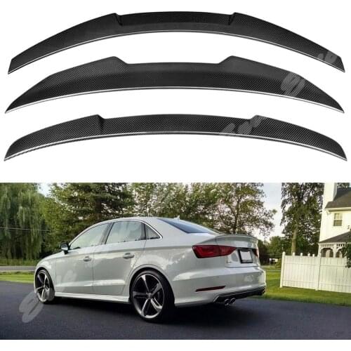 Carbon Fiber Car Spoiler For Audi A3 8V 2013 2014 2015 2016 2017 2018 2019 2020