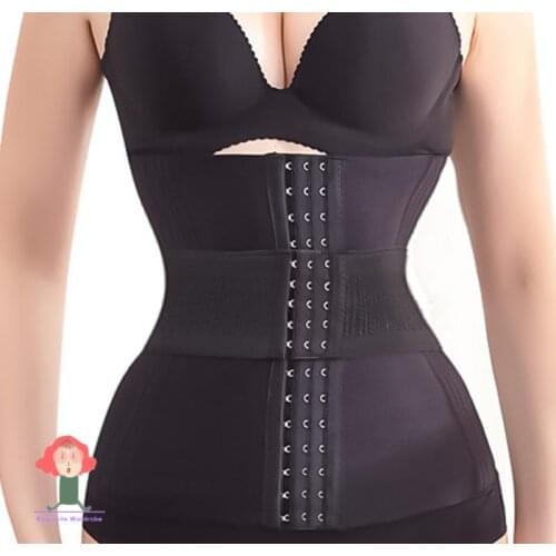 Free shippingWaist Trainer Body Shaper Thermo Sweat Waist Girdle Corset Women Tummy Shapewea FatShapersfajascorset cintura donna