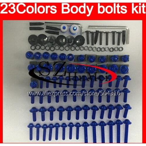 Fairing bolts full screw kit For HONDA VTR1000F SuperHawk VTR 1000F 1000F 97 98 99 00 01 02 03 04 05 Windscreen bolt screws Nuts