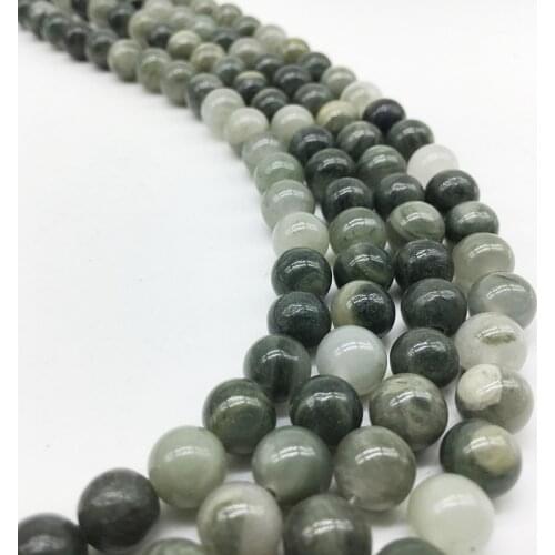 1 Strand Green Thread Natural Stone Beads 4-12mm Pick Size Women DIY Jewelry Accessories Fitting Earring Bracelet Round Spacer