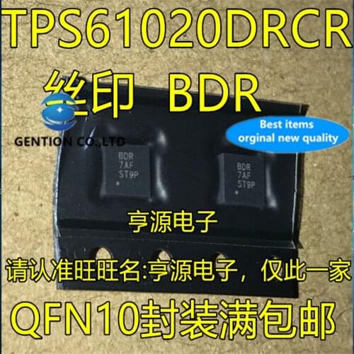 10Pcs TPS61020DRCR TPS61020 BDR Power management chip QFN10 in stock 100% new and original