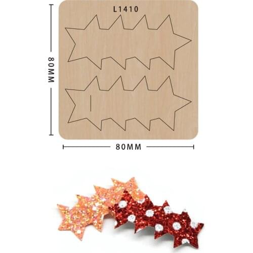 Hand-made cut Knife mold Cutting dies Wooden Scrapbooking Metal Hairpin Decoration Mould Suitable for big shot sizzix machines