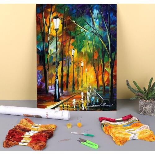 Spiritual Fiesta Pre-Printed 11CT Cross-Stitch Full Kit Embroidery DMC Threads Handmade Painting Knitting Craft Floss Sales