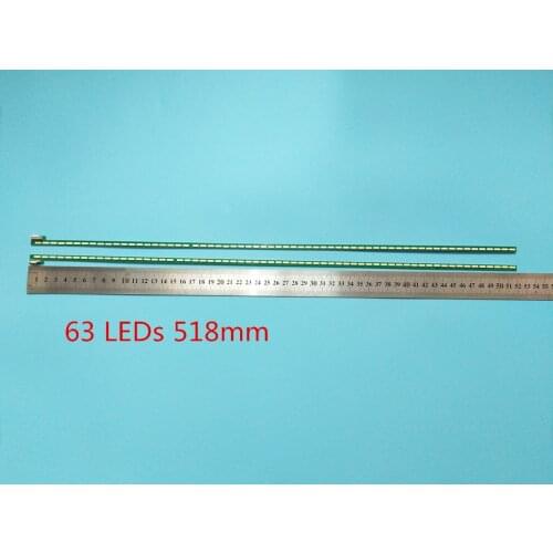 New 2-PCS 63LED 518 millimetres strip conducted background light for LG 47LA6600 6922L-0071A 0029A 6916L119B 6920L-0001C 47 "V13