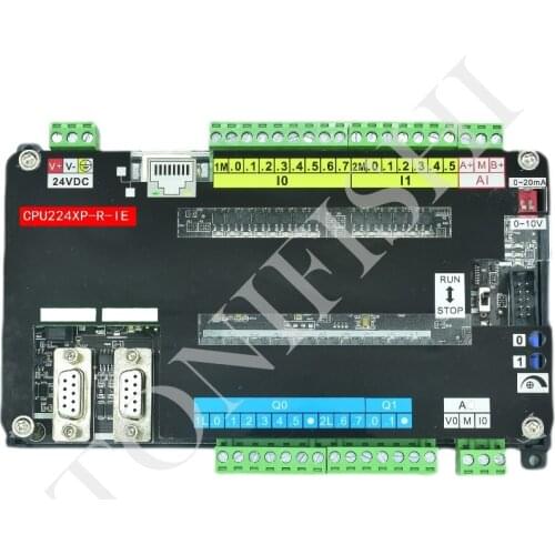 PLC controller cpu224xp industrial control board s7-200 with Ethernet cpu226 programmable controller, 14 inputs, 10 outputs