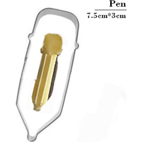 Pen Knive Fruit Vegetable Tool Biscuit Cookie Stamp Tools Fondant Molds Kitchenware Stainless Steel Dessert Decoration Fondant