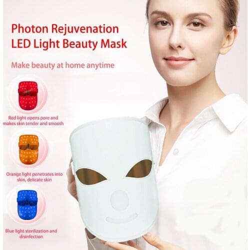 LED Mask Beauty Skin Rejuvenation Belleza Facial Photon Masque LED Facial Mask Therapy Anti Wrinkle Acne Tighten Skin Care Tool